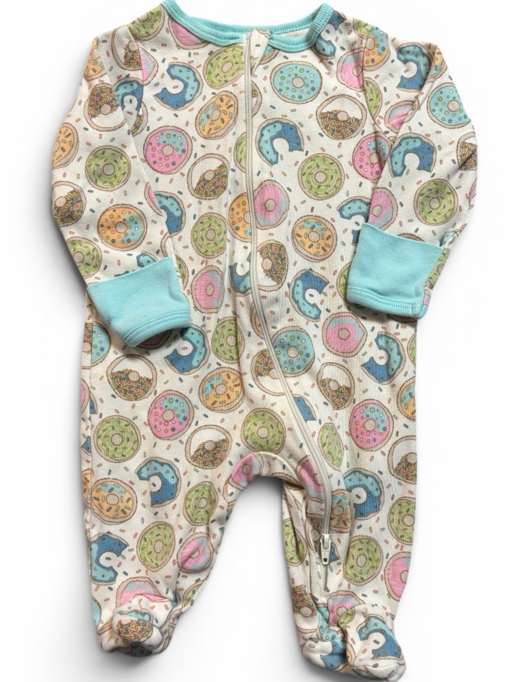 ❤️(0-3m) Wonder Nation Sweetest Dreams Donut Footie